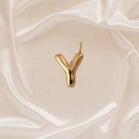Alphabet Charm - Y - Stainless Steel pendant by Nashira