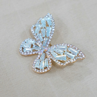 Celeste Butterfly Brooch brooch by Nashira, shown close up