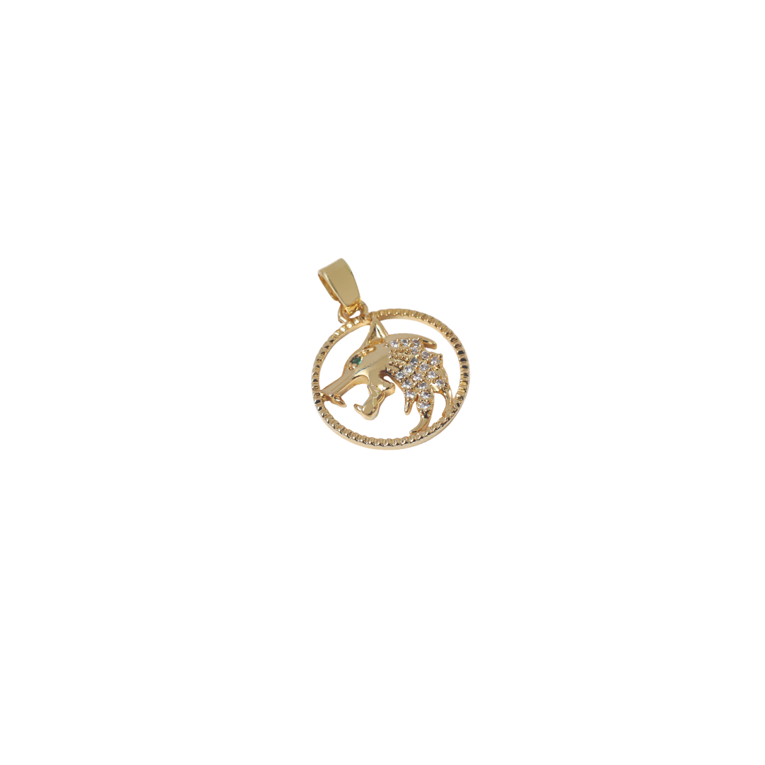 The Wolf's Howl Charm charm by Nashira, shown close up