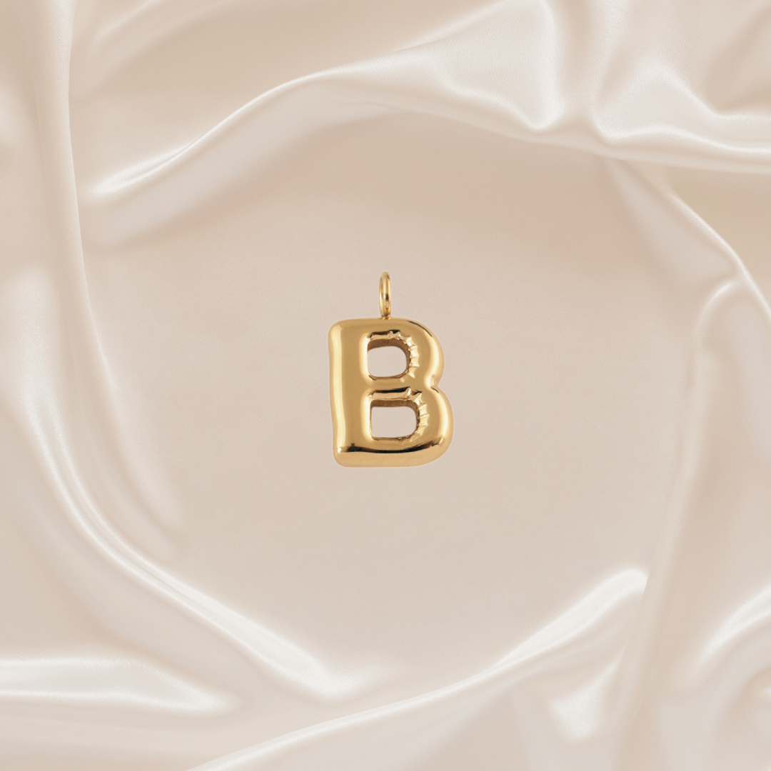 Alphabet Charm - B - Stainless Steel pendant by Nashira