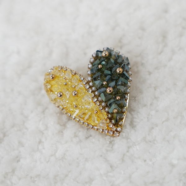 Aurora Heart Brooch