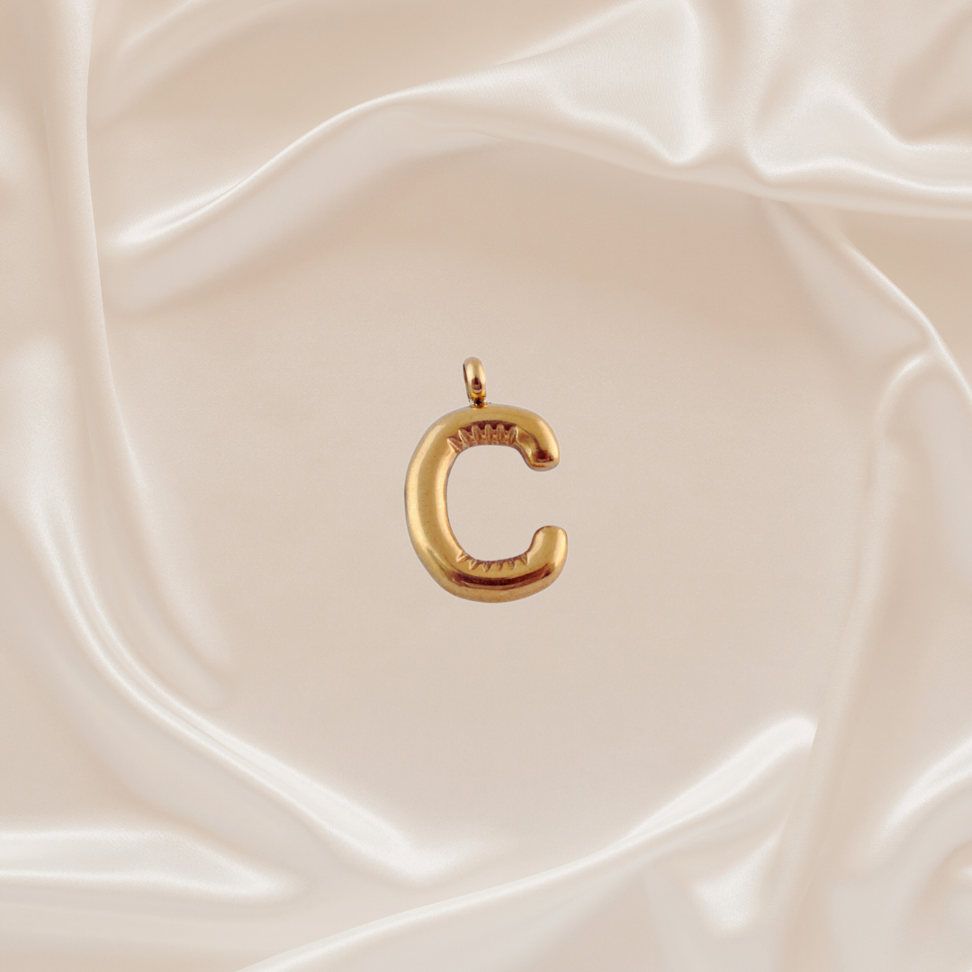 Alphabet Charm - C - Stainless Steel pendant by Nashira