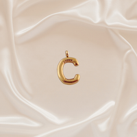 Alphabet Charm - C - Stainless Steel pendant by Nashira