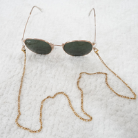 Sunglass Chain by Nashira, stainless steel
18k gold plated accessory