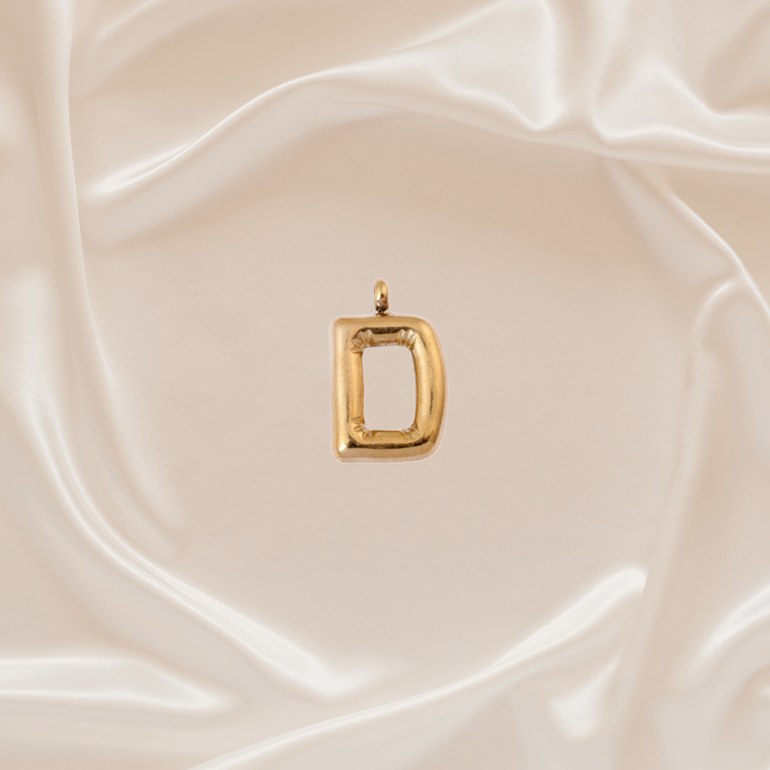 Alphabet Charm - D - Stainless Steel pendant by Nashira