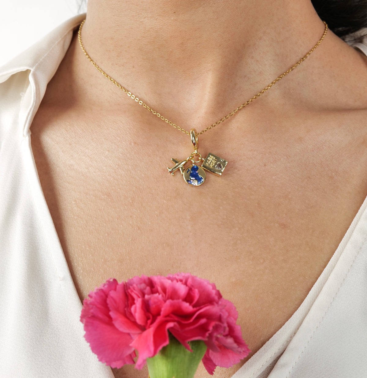 Wanderlust Pendant with Chain - necklace by Nashira