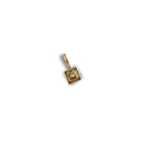Birthstone Charm - November pendant by Nashira, shown close up