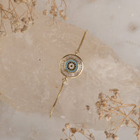 Eternal Circle Bracelet bracelet by Nashira, shown close up