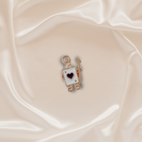 The Ace Of Heart Charm - Stainless Steel charm by Nashira