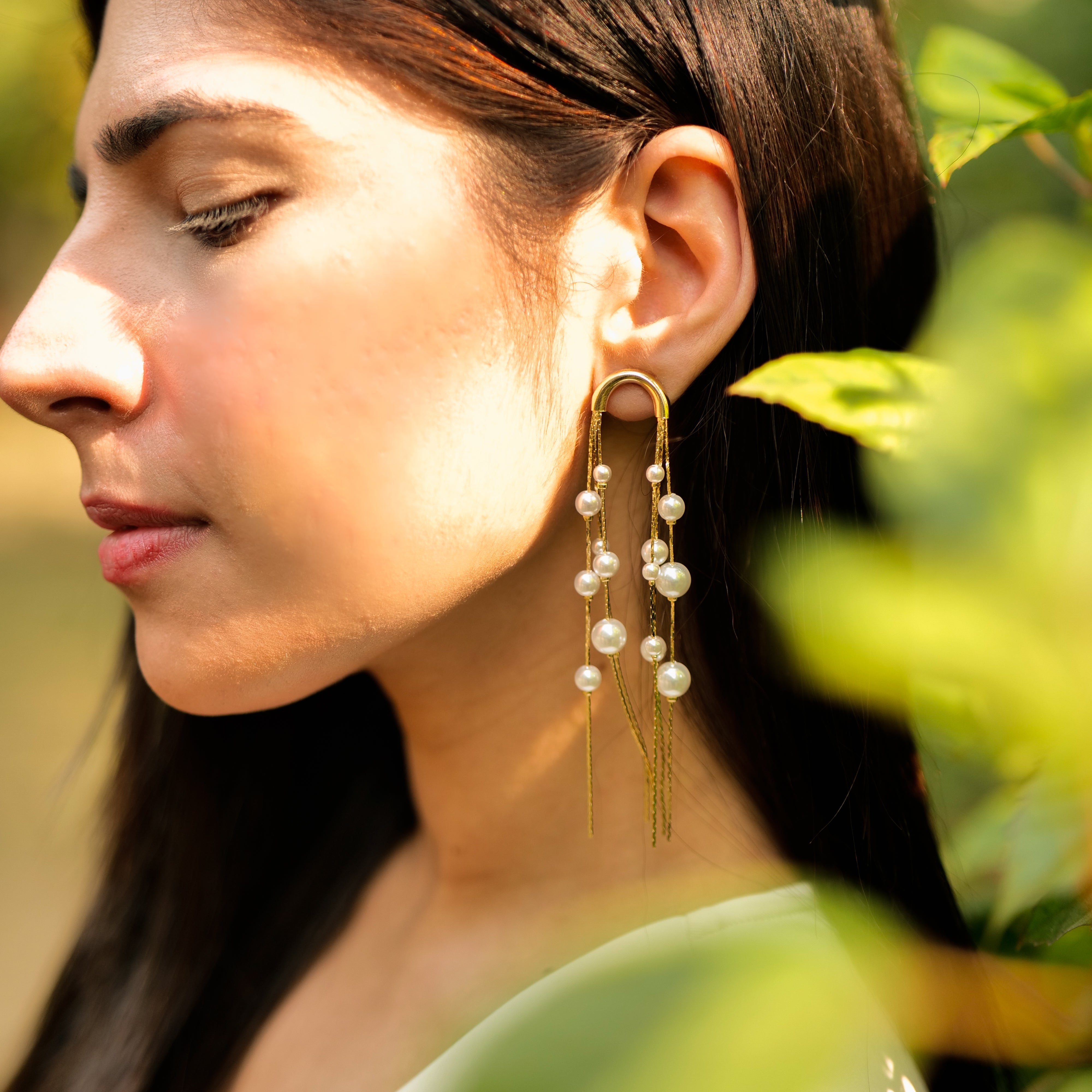 Auva Pearl Chimes Earrings