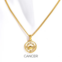 Zodiac Celestial Symbol Pendant with Chain - necklace from the Nashira collection