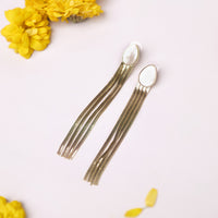 Medusa Earrings earrings by Nashira, shown close up