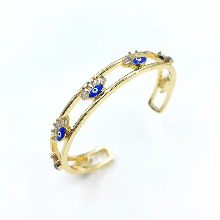 Zirconia Evil Eye Bracelet - bracelet from the Nashira collection