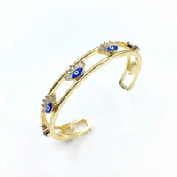 Zirconia Evil Eye Bracelet - bracelet from the Nashira collection
