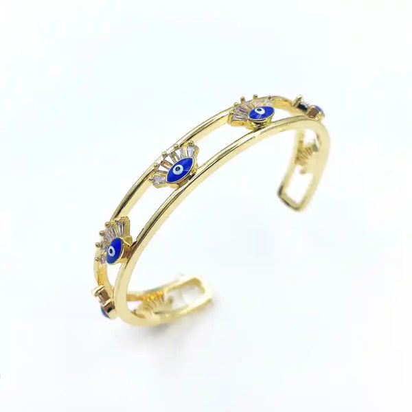 Zirconia Evil Eye Bracelet