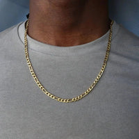 Gold Figaro Chain for Men - Stainless Steel necklace by Nashira