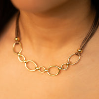Gold Link Chain Necklace - Stainless Steel necklace by Nashira