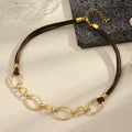 Gold Link Chain Necklace