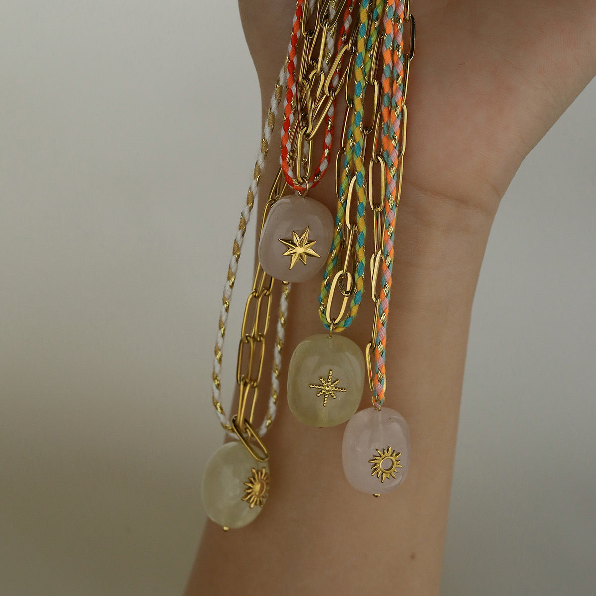 Sun Kissed Candy Necklace necklace by Nashira, styled