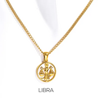 Zodiac Celestial Symbol Pendant with Chain - necklace from the Nashira collection (image 8 of 16)