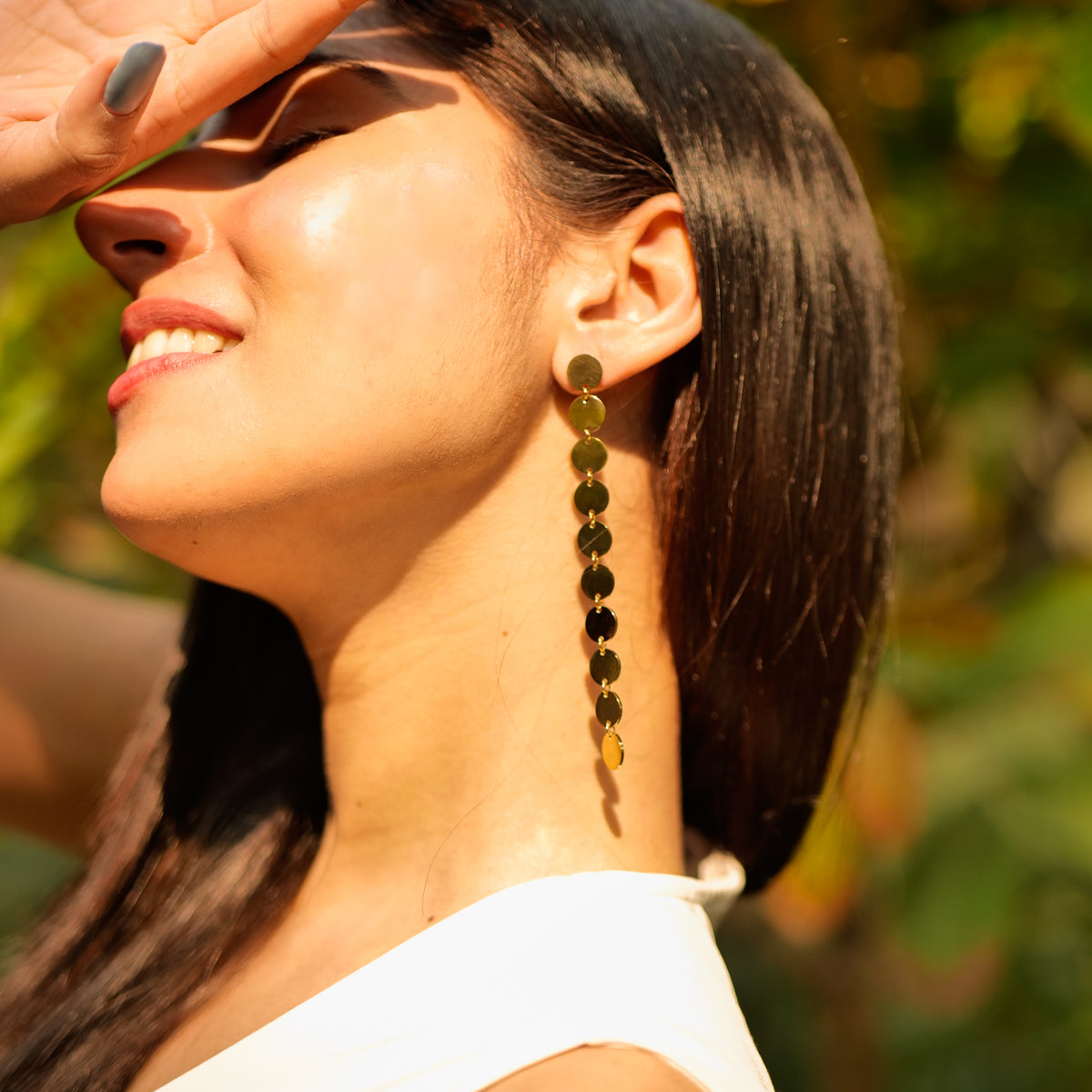 Coin Dangler - earrings by Nashira
