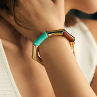 Candy Acrylic Stretchable Bangle - Resin bracelet by Nashira