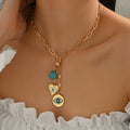 Main Character Evil Eye Charms Necklace