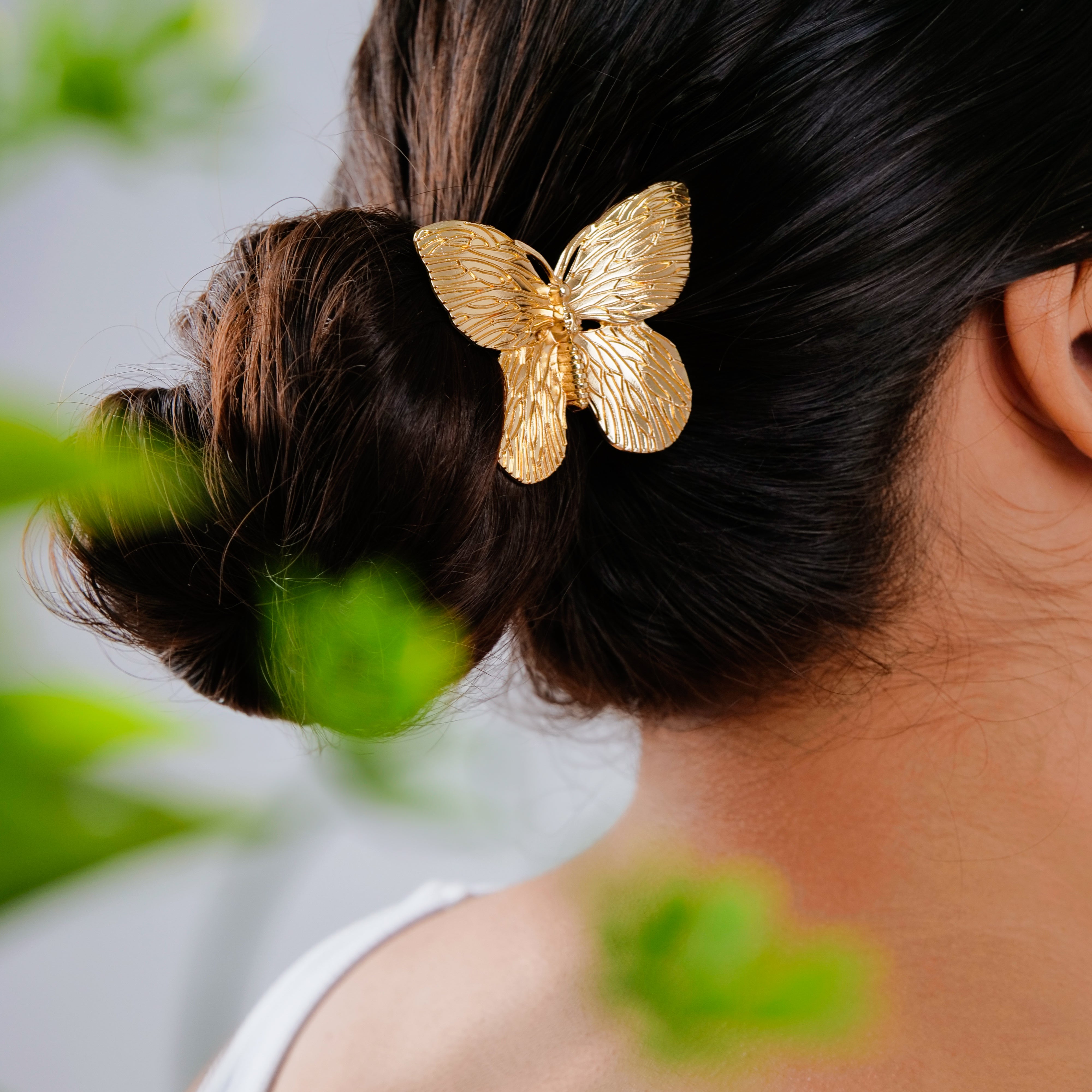 Metal Wings Hair Tie