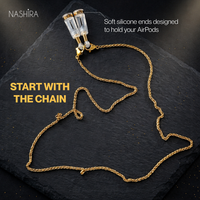 Airpods Chain Necklace necklace by Nashira, shown close up (image 14 of 14)
