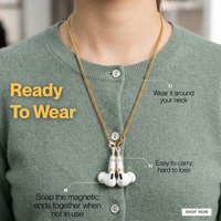 Airpods Chain Necklace necklace by Nashira, styled (image 13 of 14)