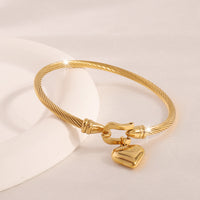 I Heart You Bracelet - Stainless Steel bracelet by Nashira