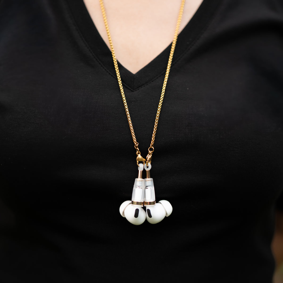 Airpods Chain Necklace necklace by Nashira, shown close up (image 6 of 14)