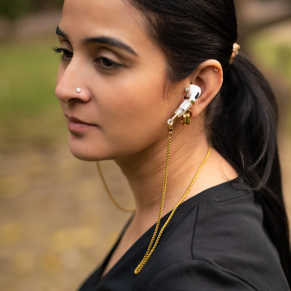 Airpods Chain Necklace by Nashira, necklace