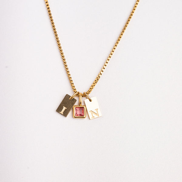 Dainty Alphabet String - Gold