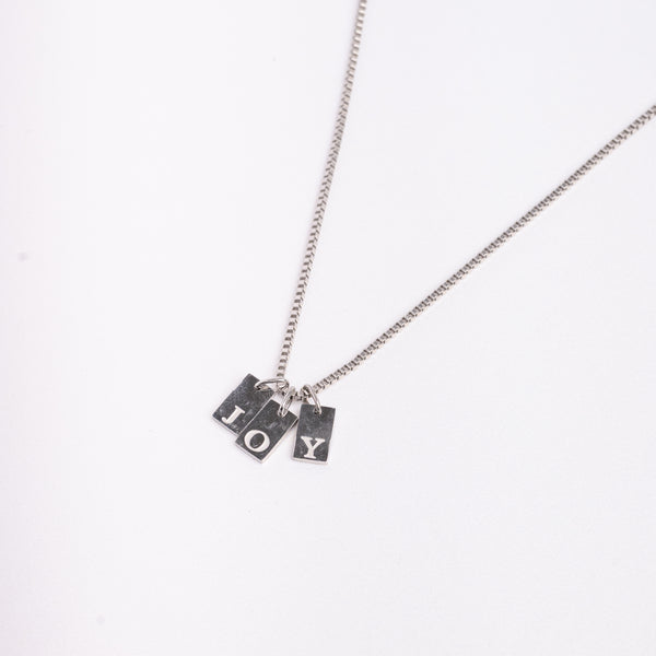 Dainty Alphabet String - Silver