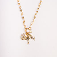 Personalized Cluster Necklace - Stainless Steel necklace by Nashira
