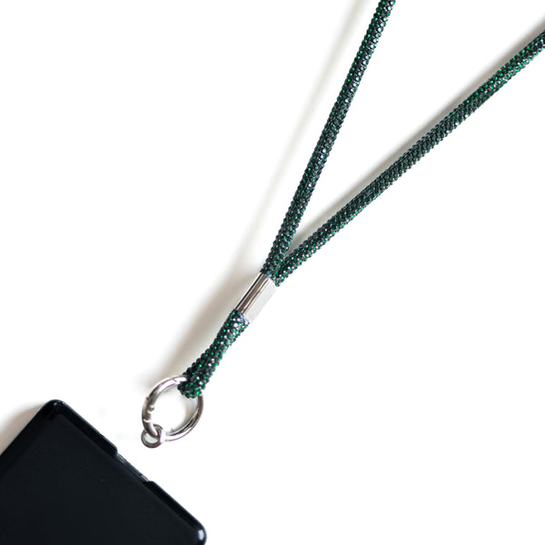Glitter Lanyard - Emerald