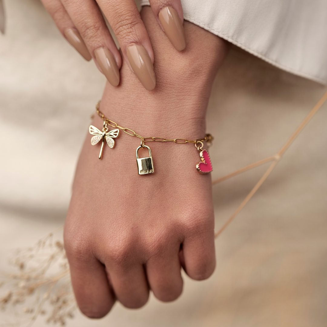 Personalized Charm Bracelet by Nashira, bracelet