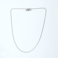 Dainty Alphabet String - Silver - necklace from the Nashira collection