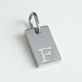 Dainty Alphabet Charm Silver  - F