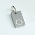 Dainty Alphabet Charm Silver  - O