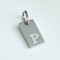 Dainty Alphabet Charm Silver  - P