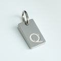 Dainty Alphabet Charm Silver  - Q
