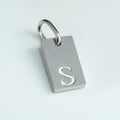 Dainty Alphabet Charm Silver  - S