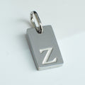 Dainty Alphabet Charm Silver  - Z