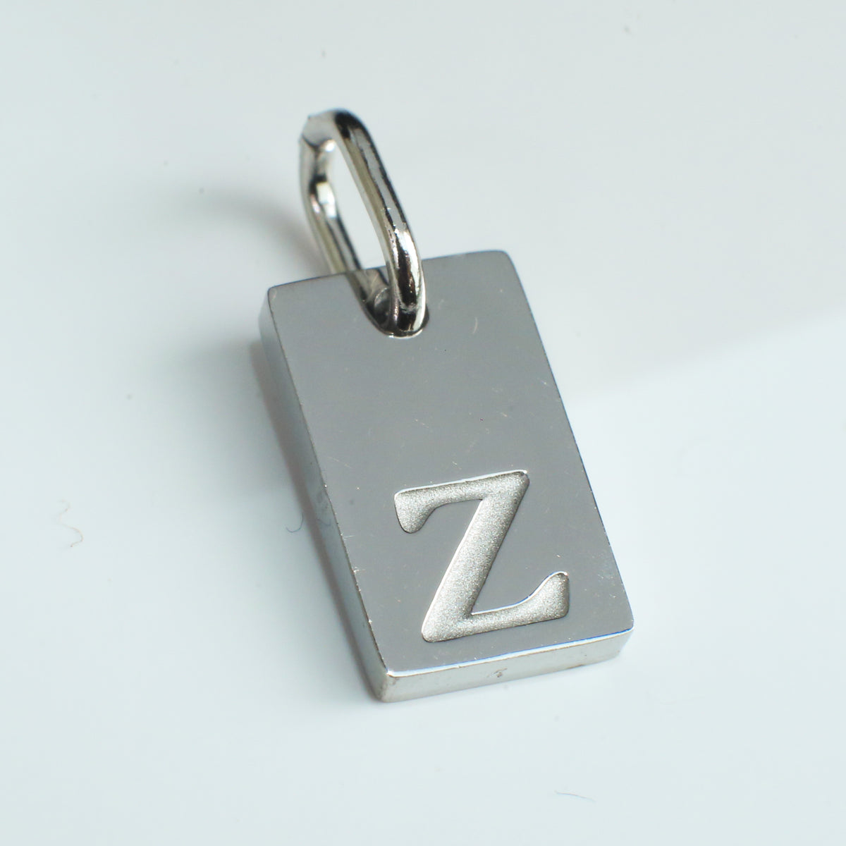 Dainty Alphabet Charm Silver - Z - Stainless Steel charm by Nashira