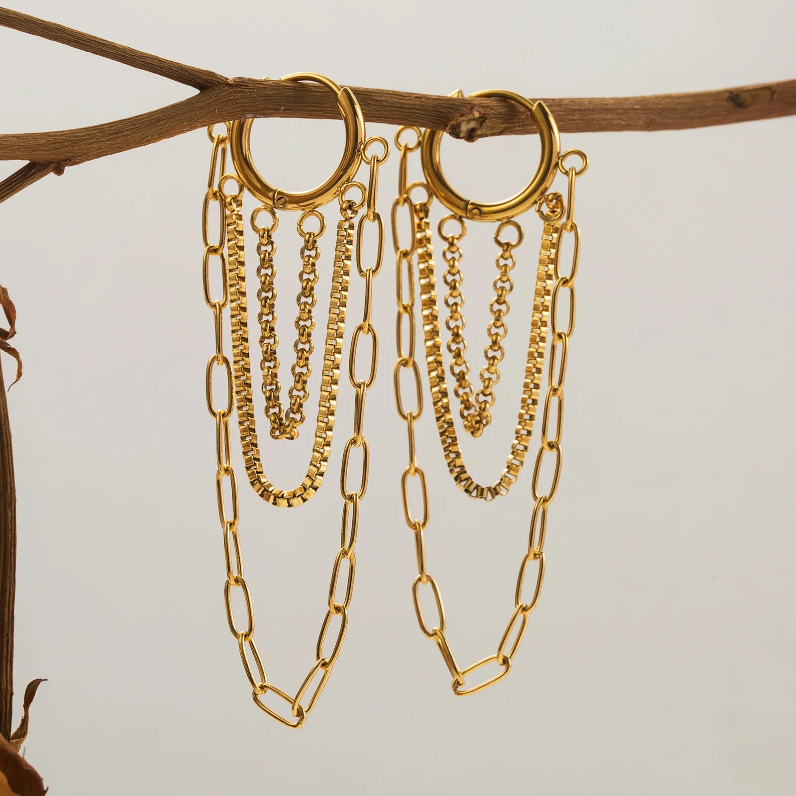 Slay Chandelier Hoops