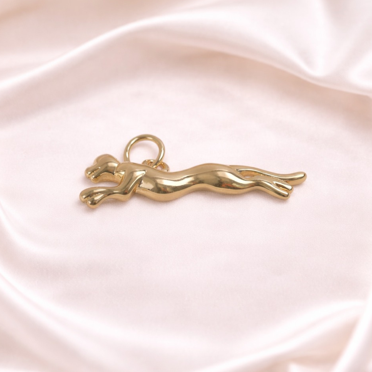 The Golden Panther Charm - Stainless Steel charm by Nashira