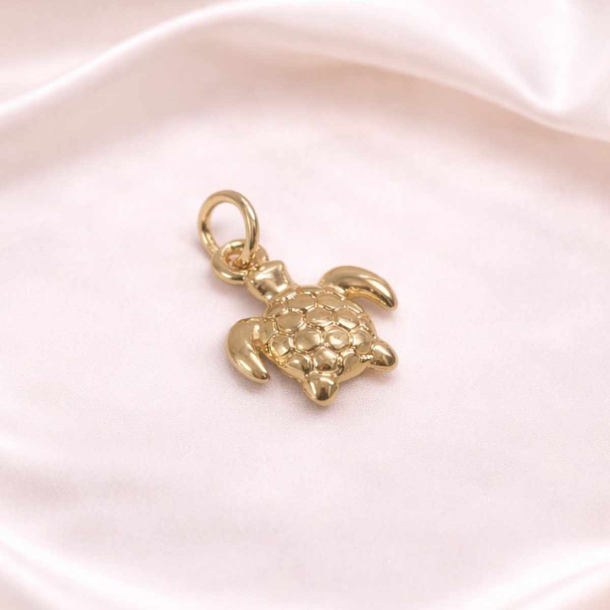 The Golden Turtle Charm - Stainless Steel charm by Nashira