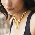 Bendable Snake Necklace - Golden Hour Gold